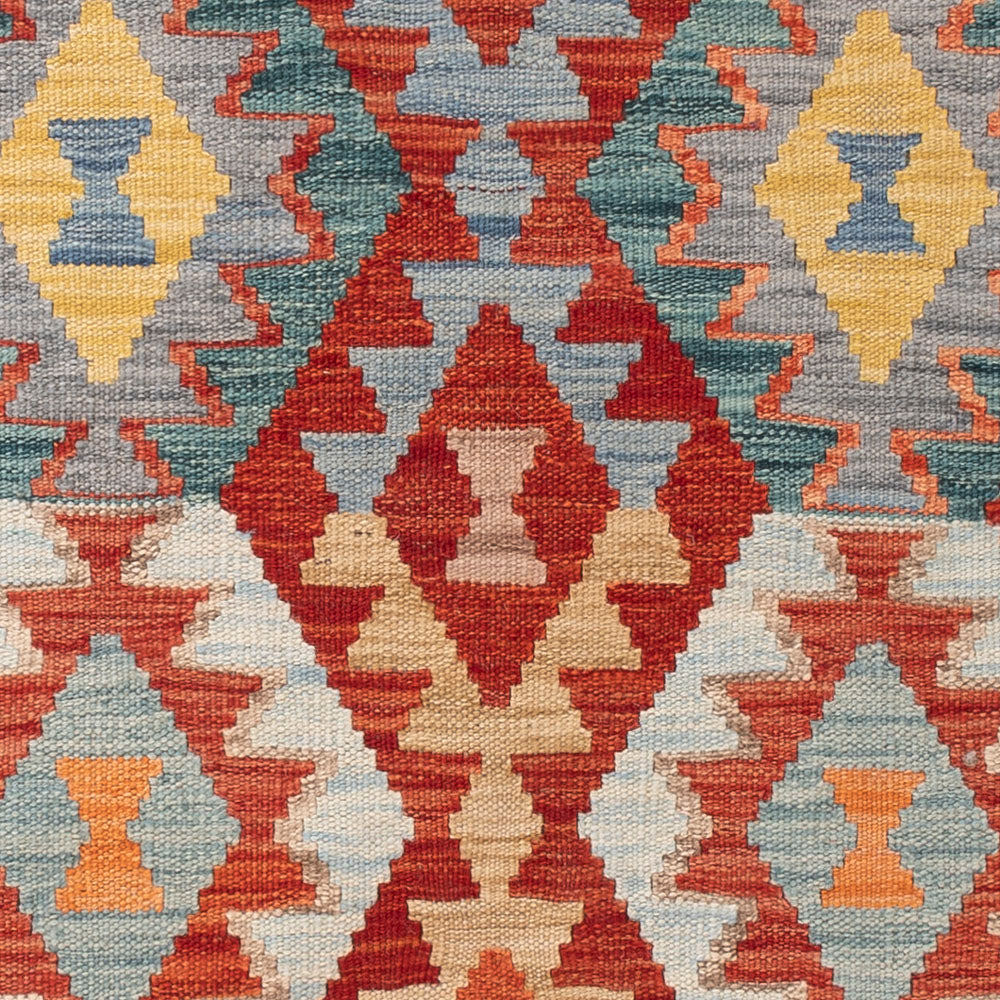 Kelim Rug - Splash - 148 x 106 cm - colorful