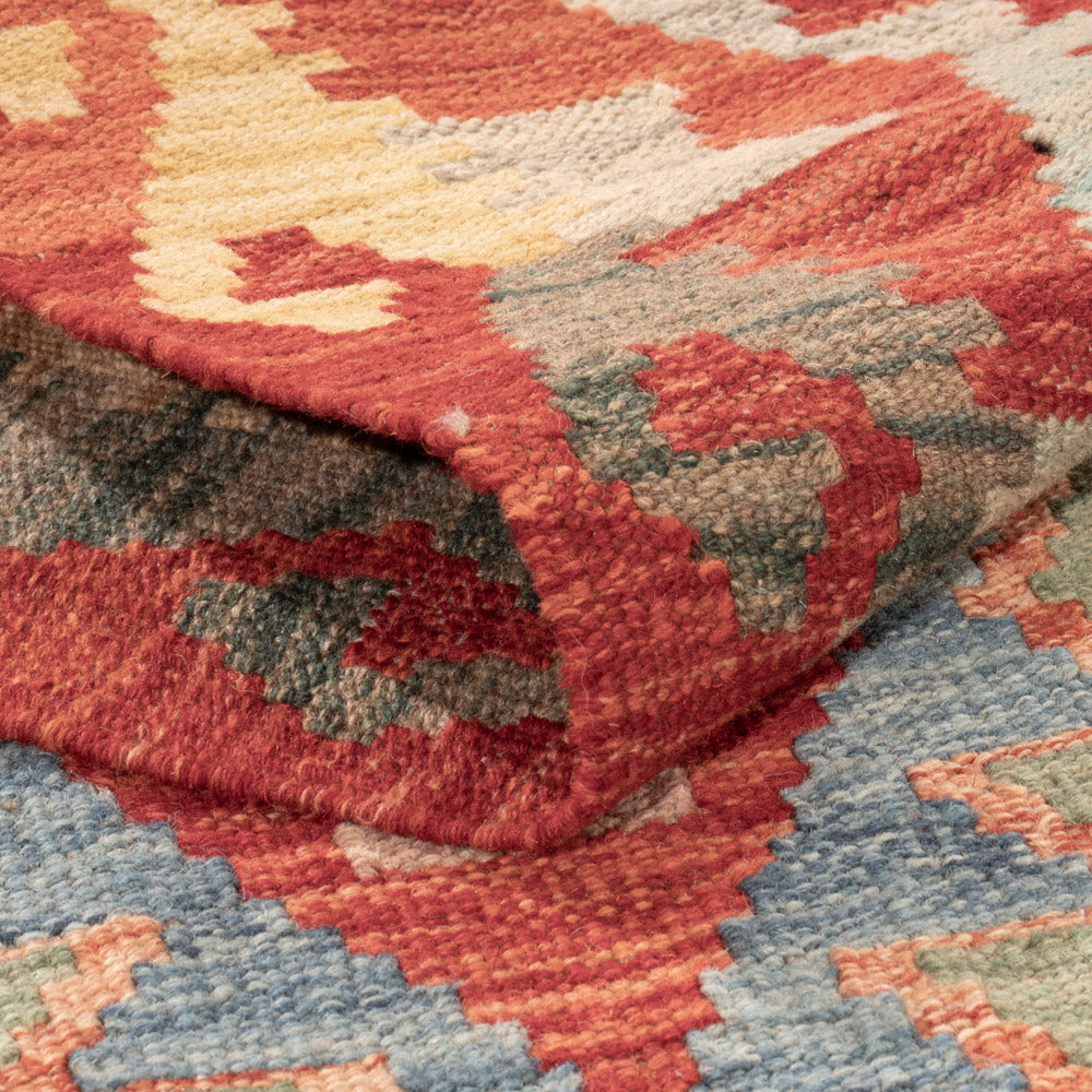 Kelim Rug - Splash - 148 x 106 cm - colorful