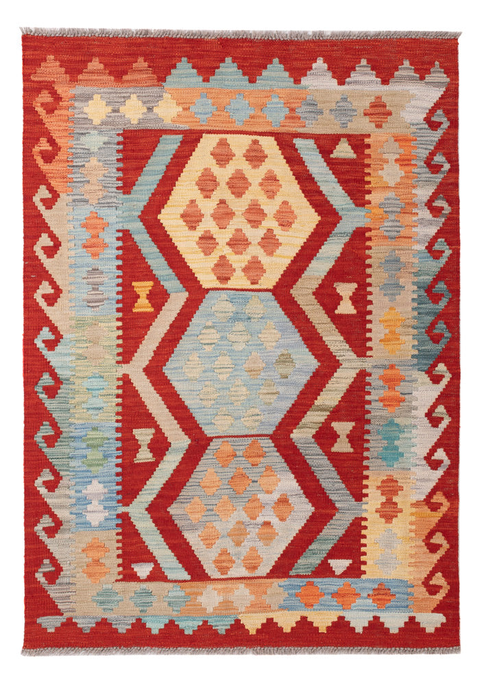 Kelim Rug - Splash - 144 x 100 cm - colorful