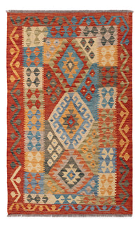 Kelim Rug - Splash - 162 x 102 cm - colorful