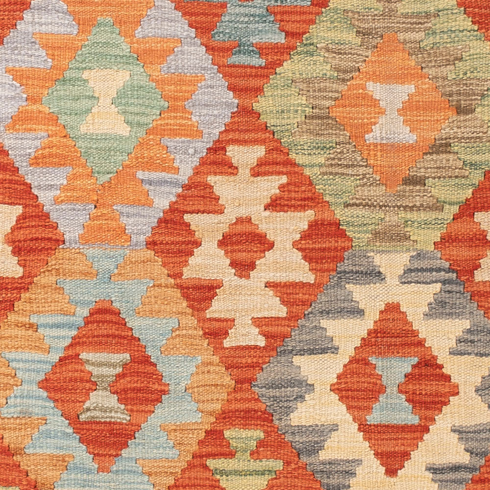 Kelim Rug - Splash - 153 x 101 cm - colorful