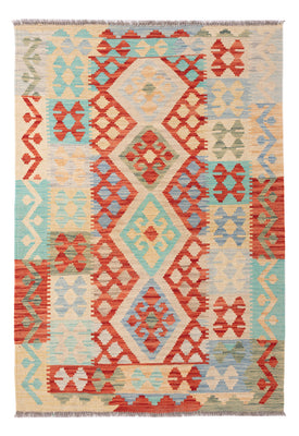 Kelim Rug - Splash - 153 x 107 cm - colorful
