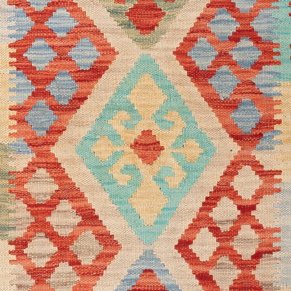 Kelim Rug - Splash - 153 x 107 cm - colorful