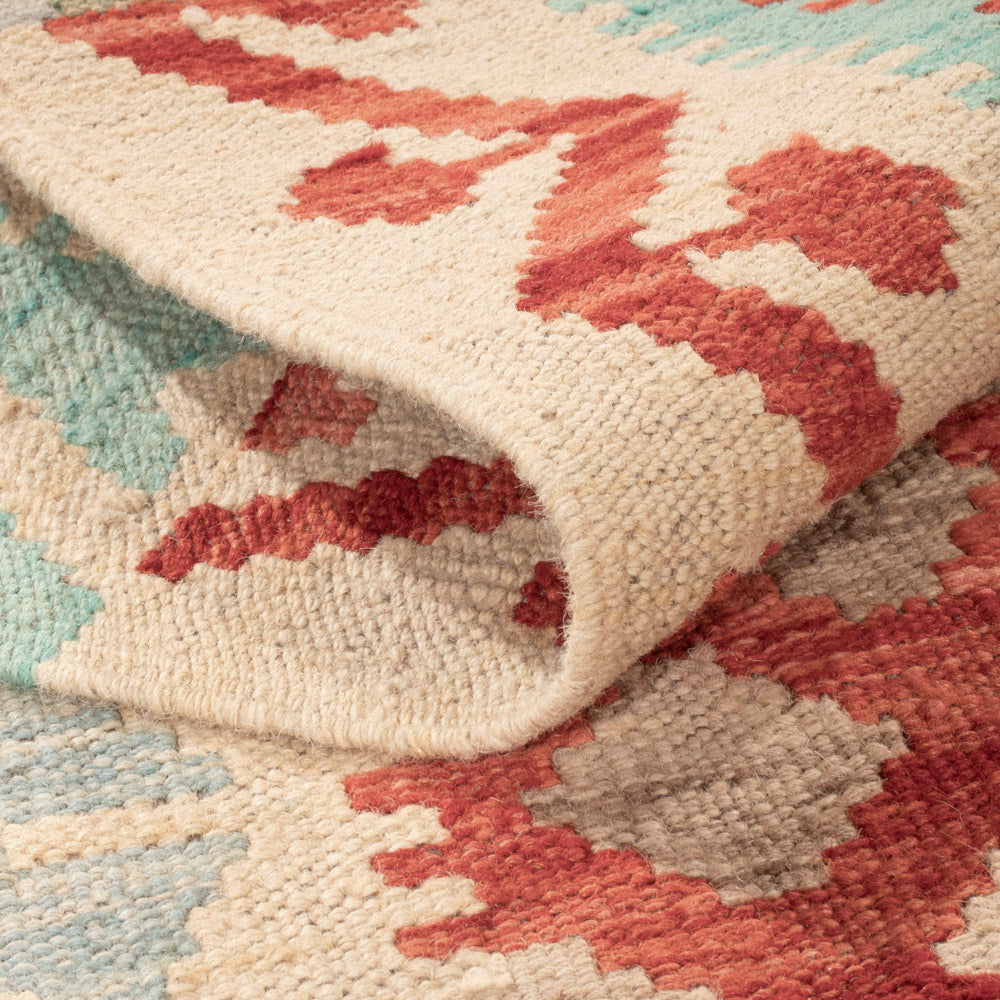 Kelim Rug - Splash - 153 x 107 cm - colorful