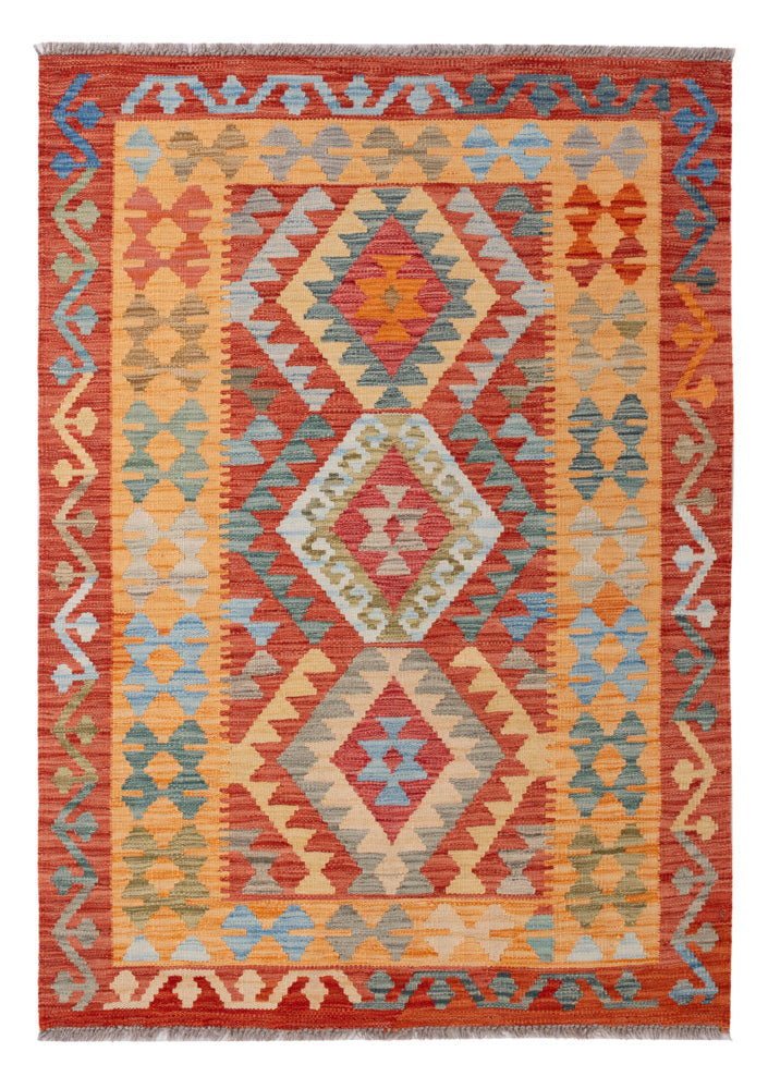 Kelim Rug - Splash - 150 x 107 cm - colorful