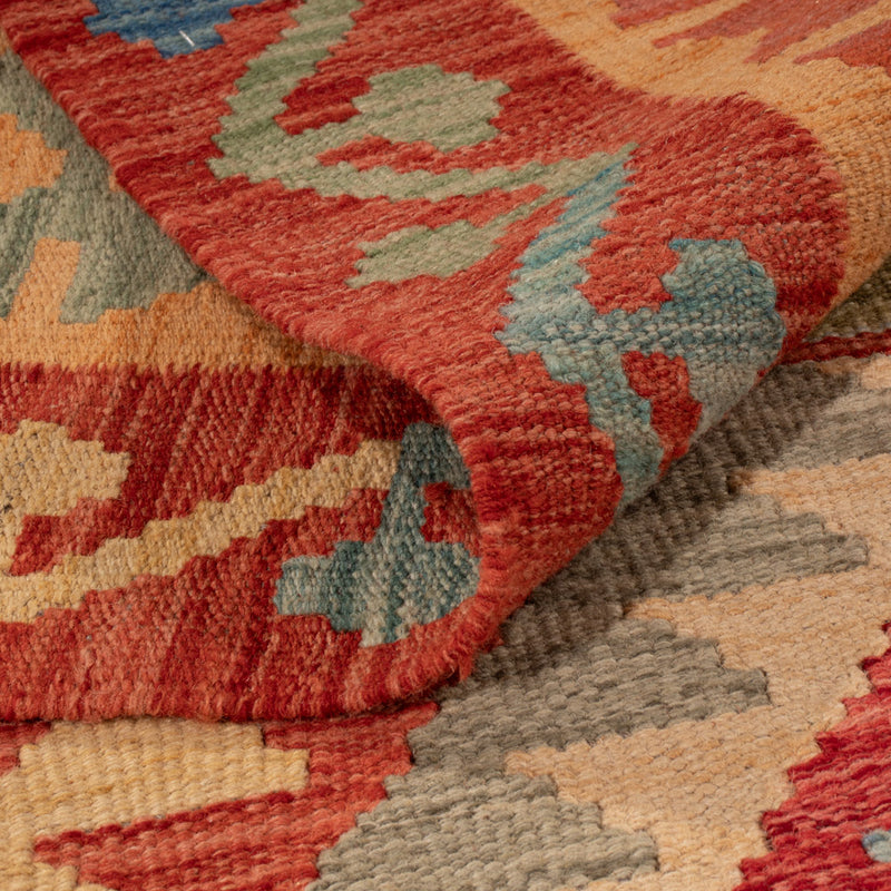 Kelim Rug - Splash - 150 x 107 cm - colorful