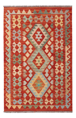 Kelim Rug - Splash - 150 x 98 cm - colorful