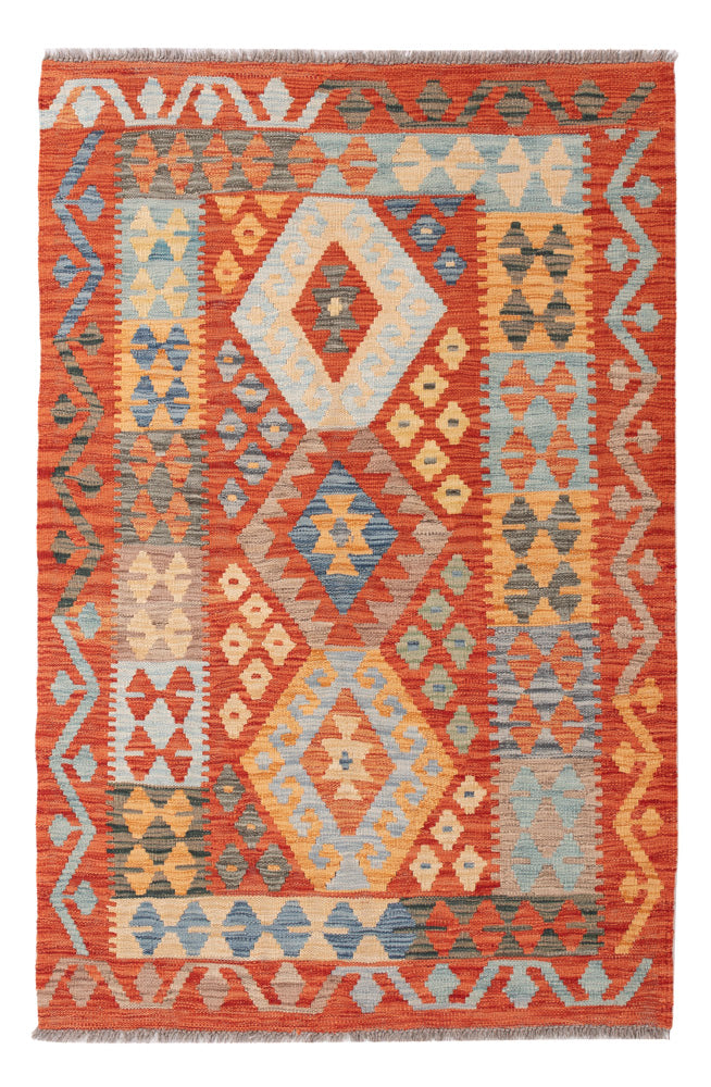 Kelim Rug - Splash - 156 x 103 cm - colorful