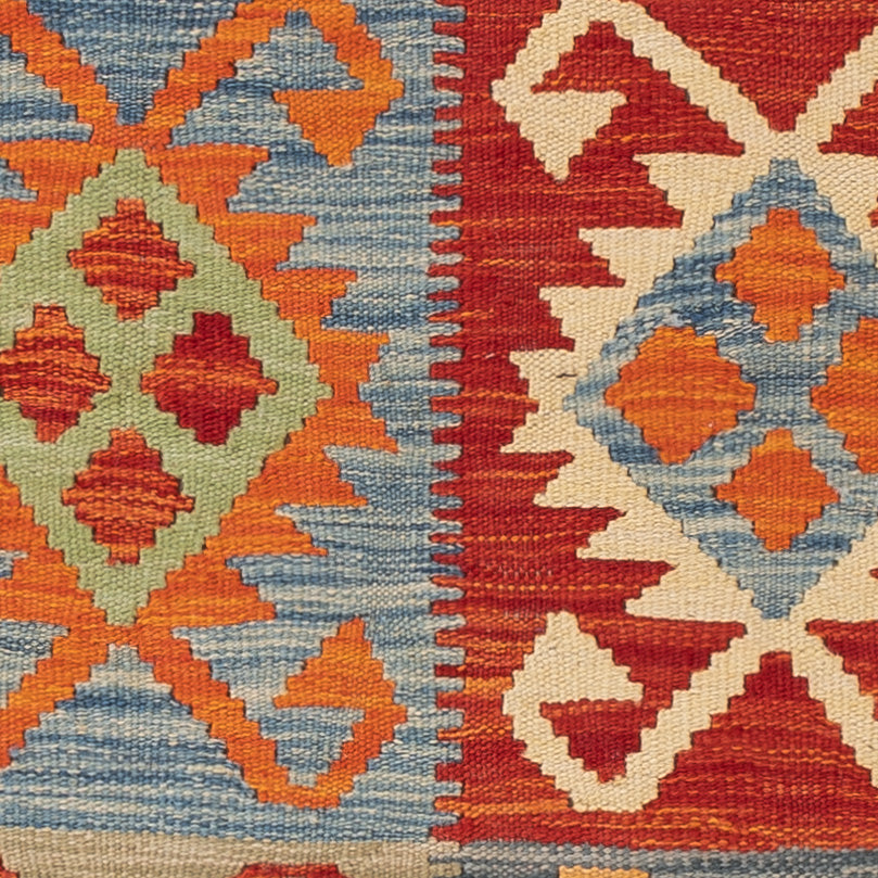 Kelim Rug - Splash - 149 x 103 cm - colorful