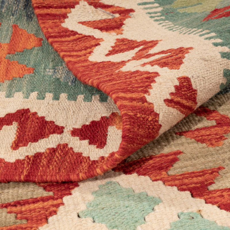 Kelim Rug - Splash - 149 x 103 cm - colorful