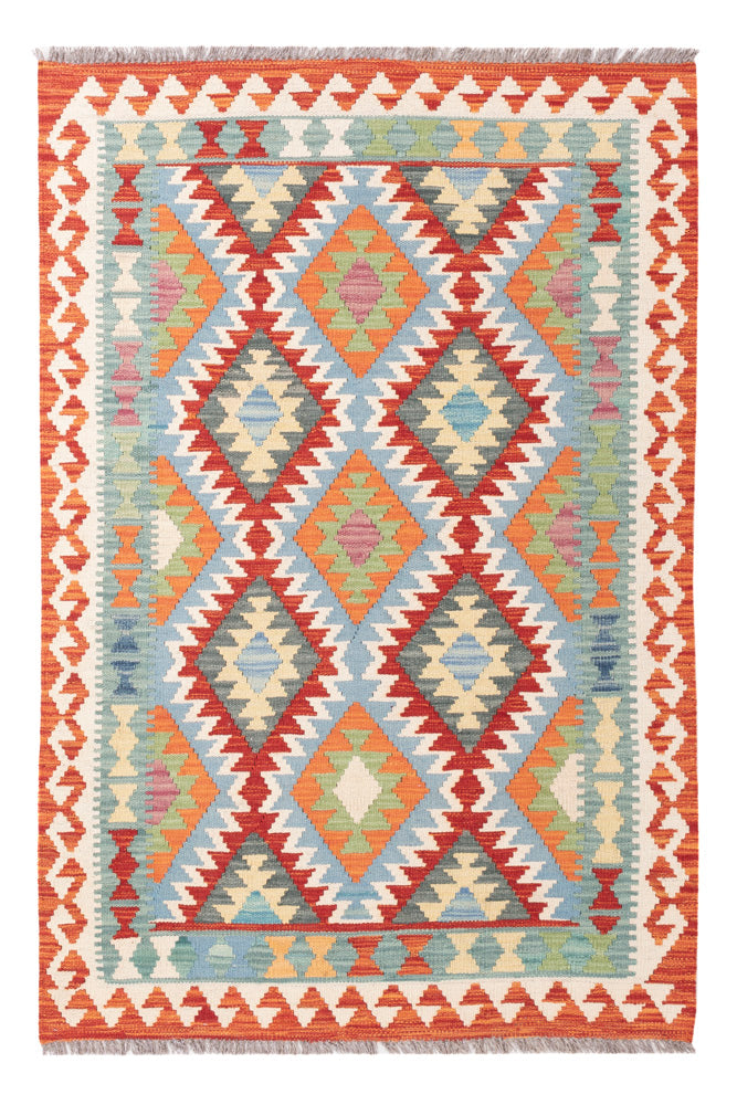 Kelim Rug - Splash - 147 x 103 cm - colorful