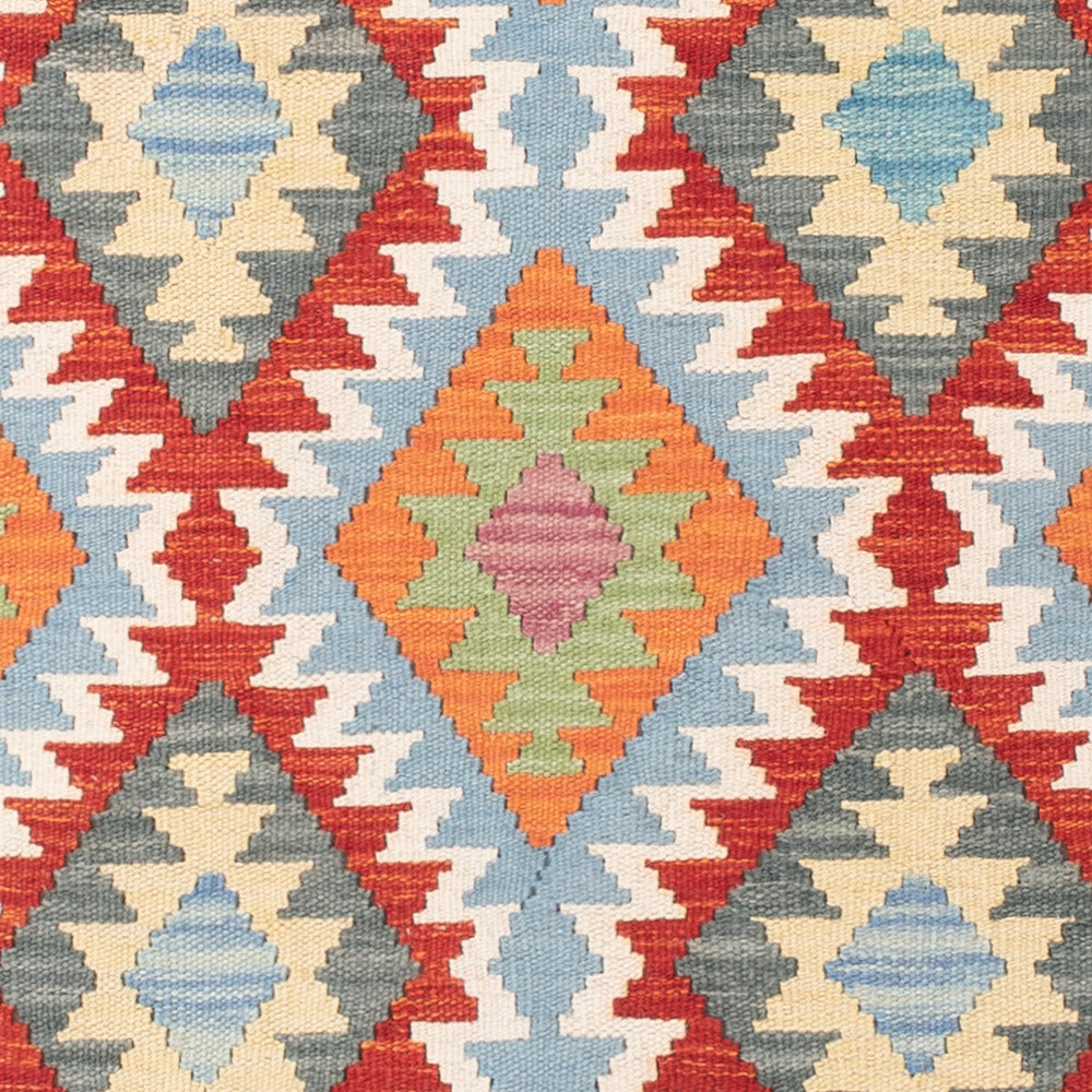 Kelim Rug - Splash - 147 x 103 cm - colorful