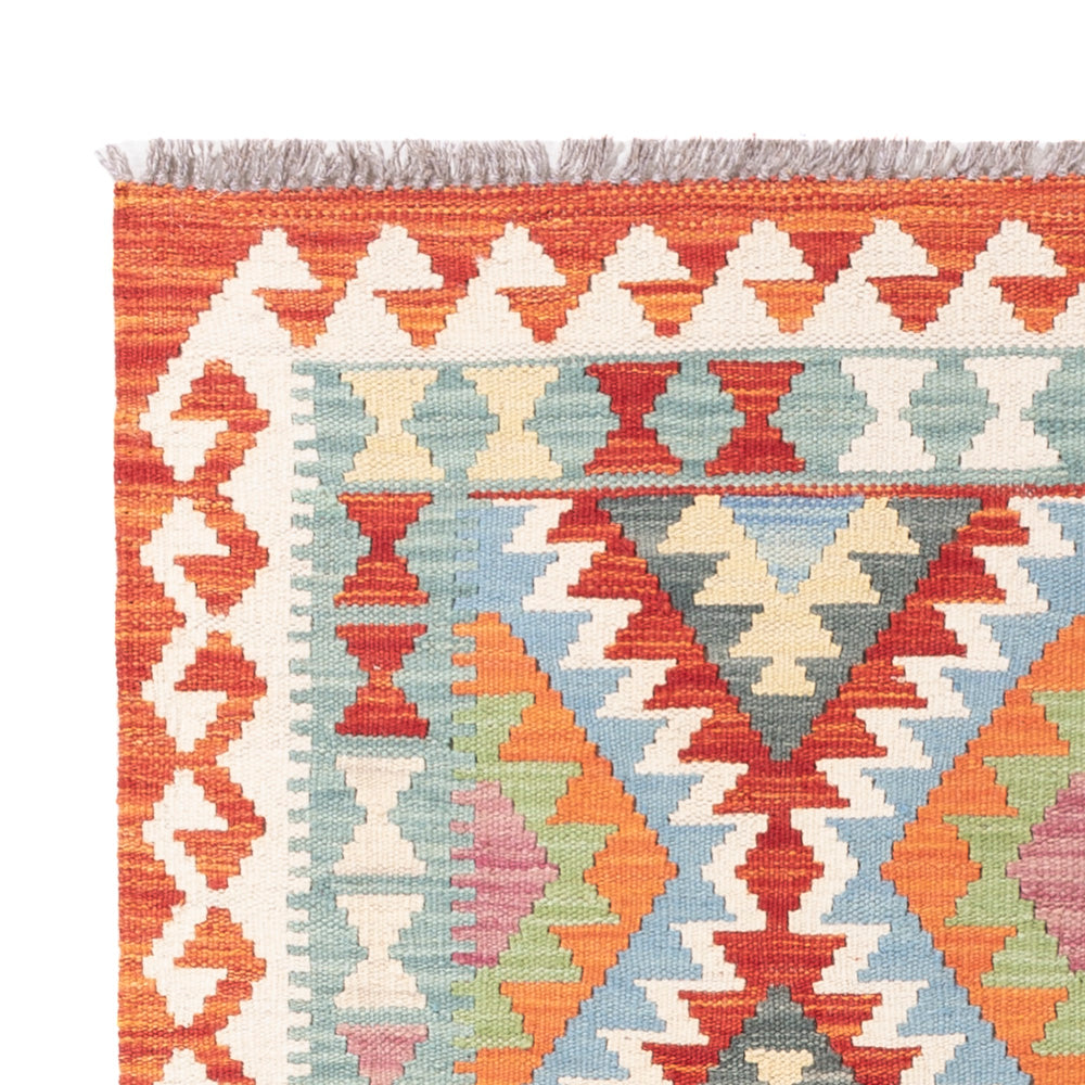 Kelim Rug - Splash - 147 x 103 cm - colorful