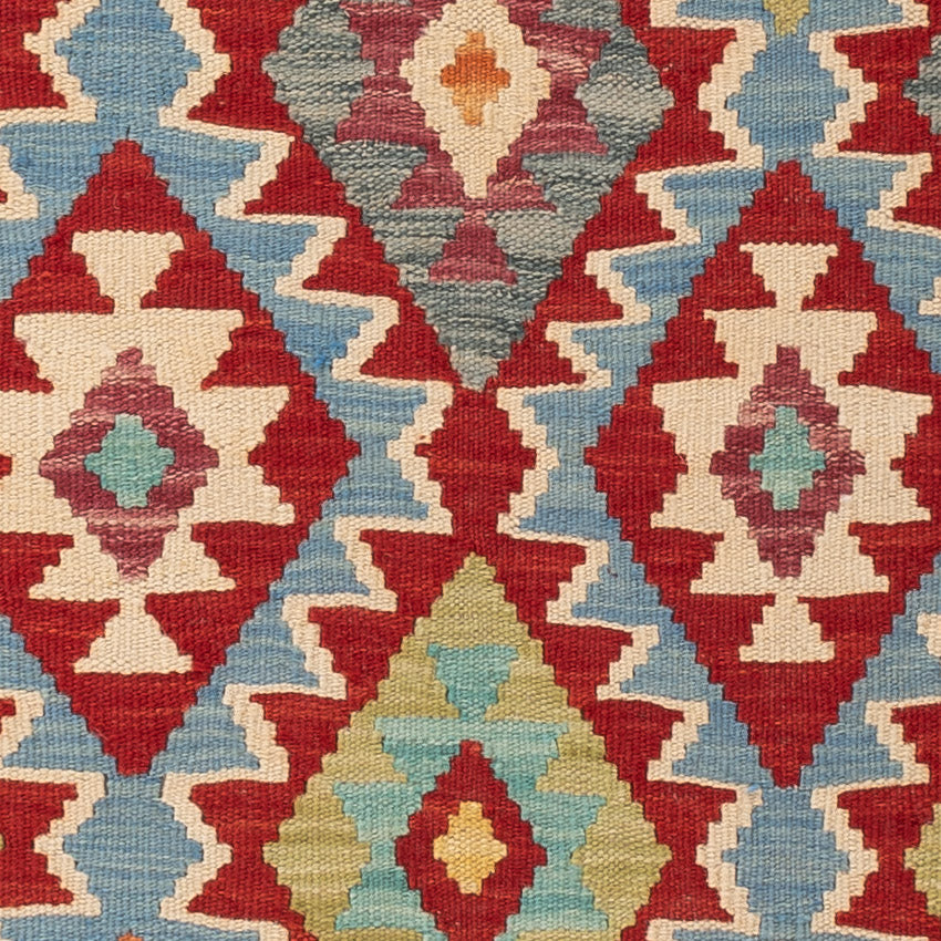 Kelim Rug - Splash - 158 x 110 cm - colorful