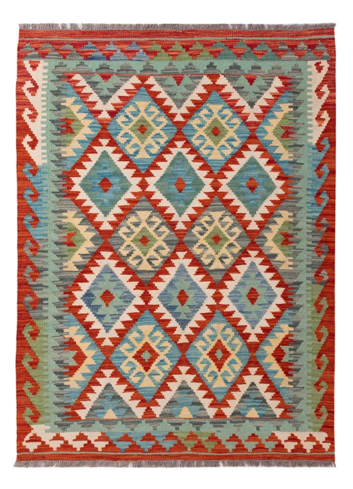 Kelim Rug - Splash - 152 x 108 cm - colorful