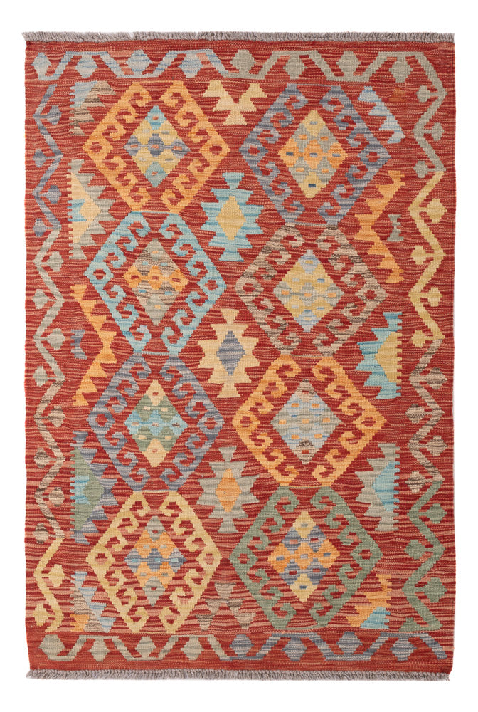Kelim Rug - Splash - 156 x 104 cm - colorful