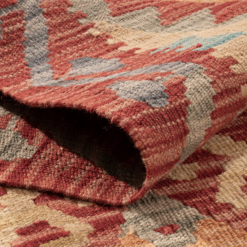 Kelim Rug - Splash - 156 x 104 cm - colorful