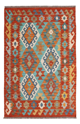 Kelim Rug - Splash - 153 x 100 cm - colorful