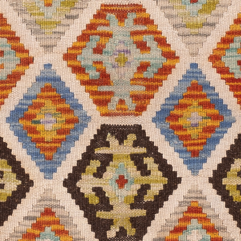 Kelim Rug - Splash - 147 x 103 cm - colorful