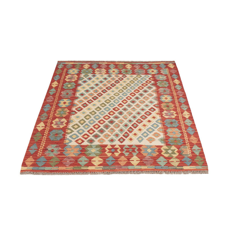 Kelim Rug - Splash - 155 x 102 cm - colorful