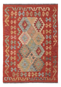 Kelim Rug - Splash - 141 x 98 cm - colorful