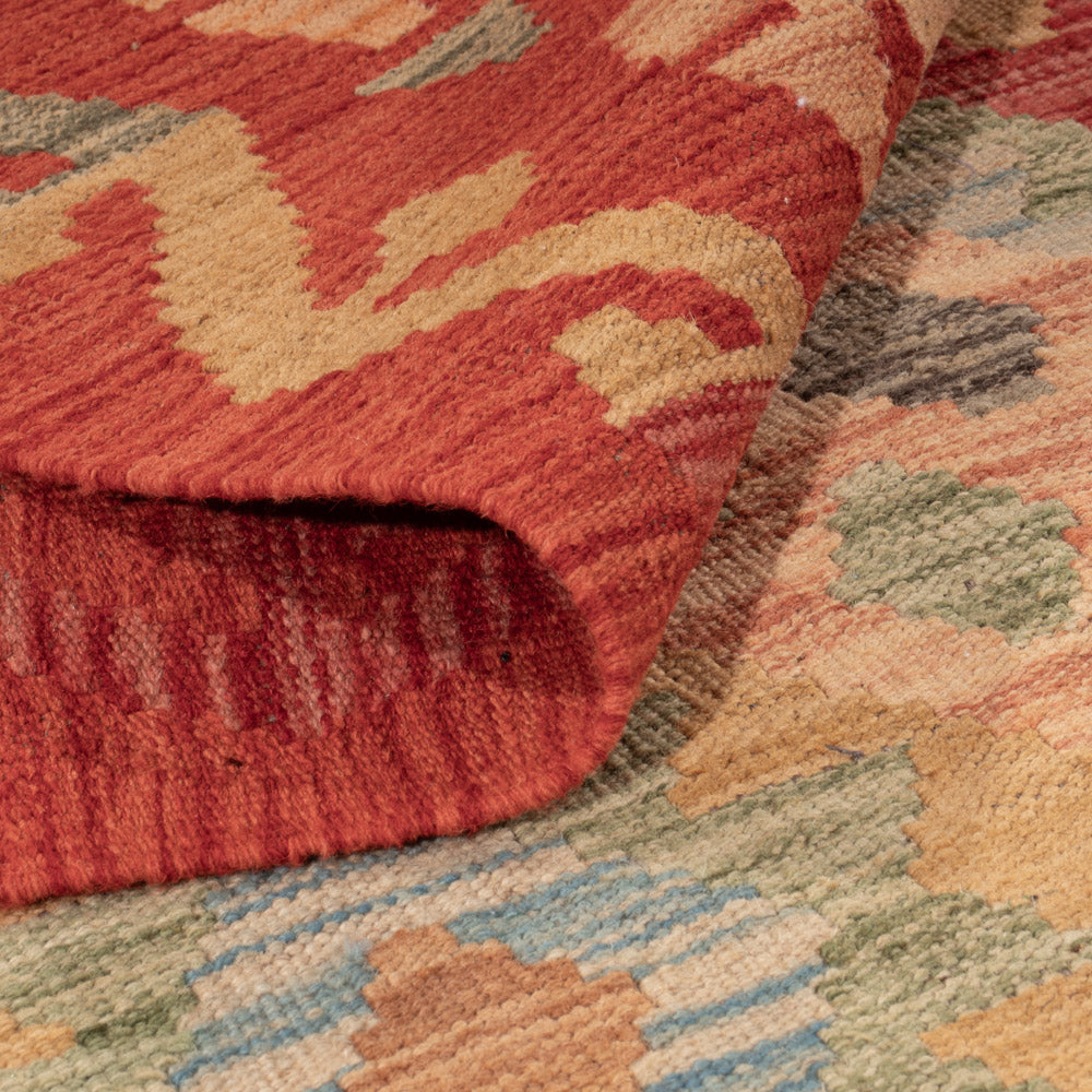 Kelim Rug - Splash - 141 x 98 cm - colorful