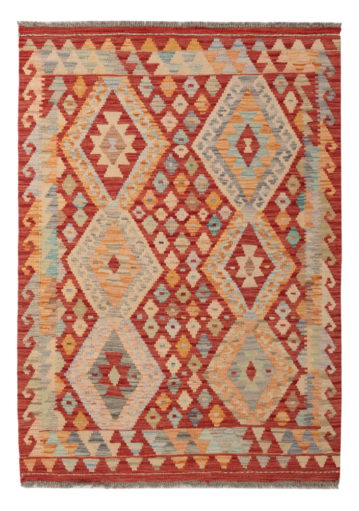 Kelim Rug - Splash - 139 x 102 cm - colorful