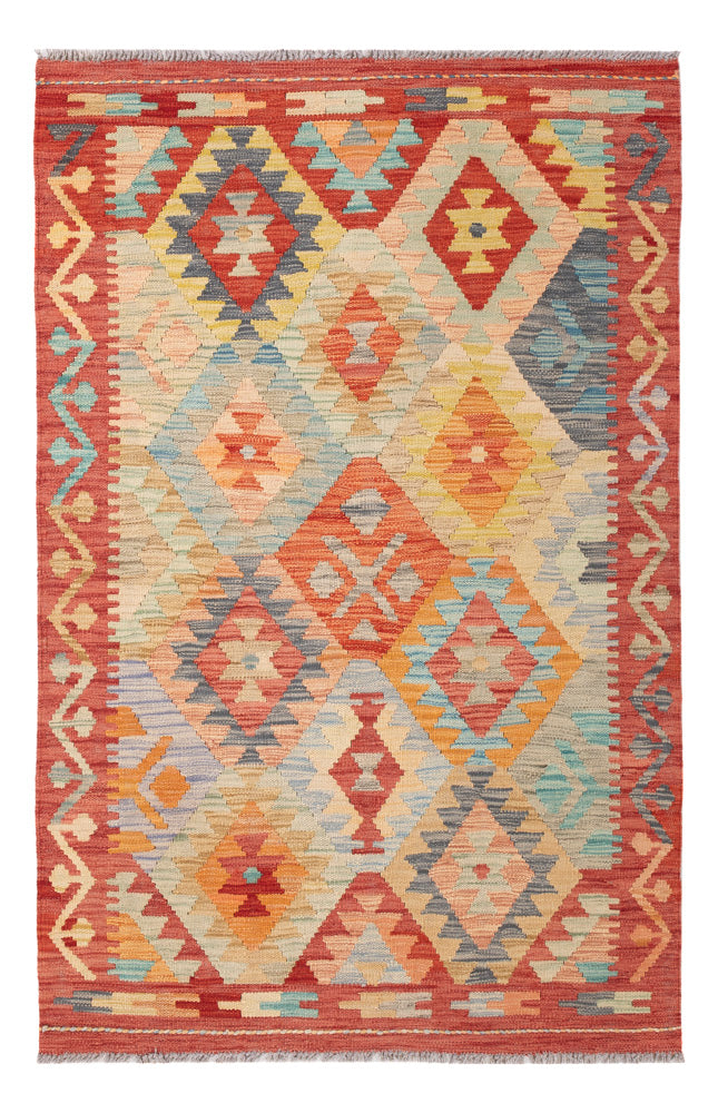 Kelim Rug - Splash - 150 x 98 cm - colorful