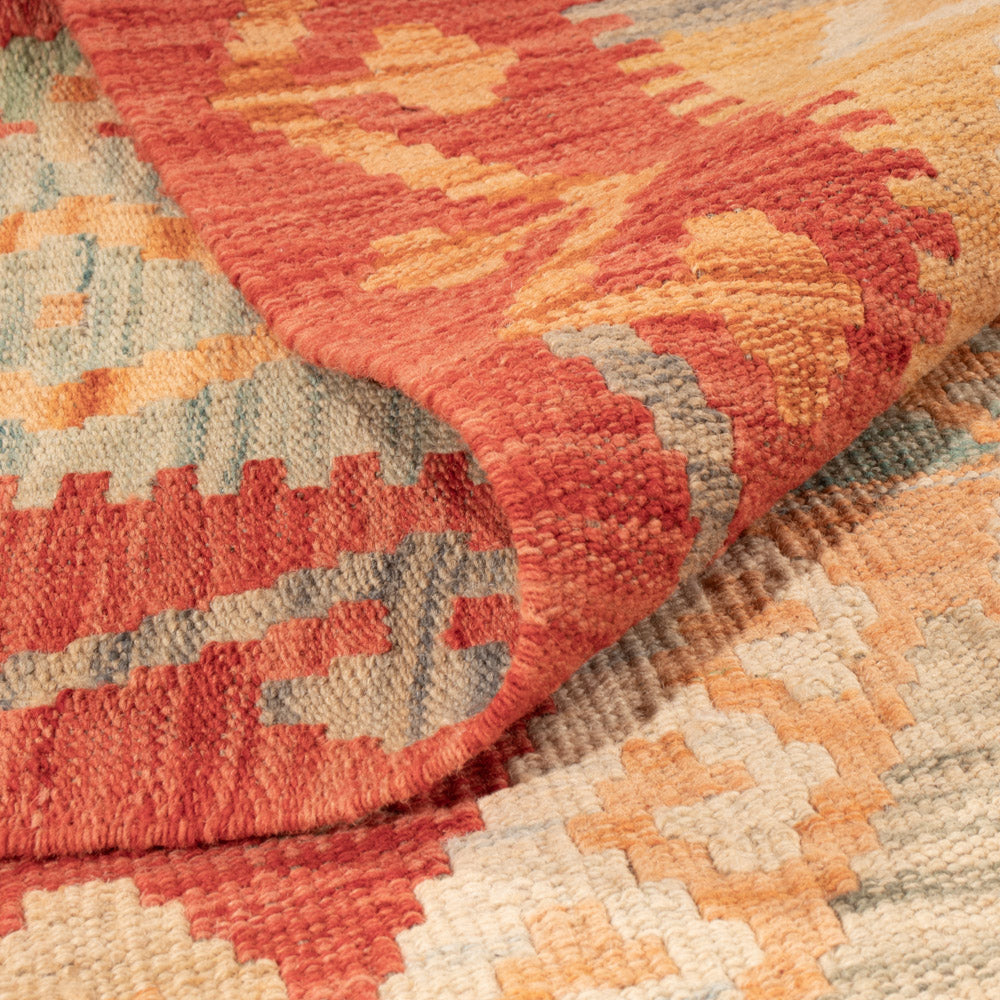 Kelim Rug - Splash - 154 x 101 cm - colorful