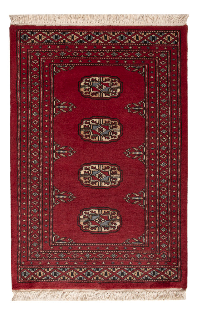 Pakistani Rug - 93 x 63 cm - red