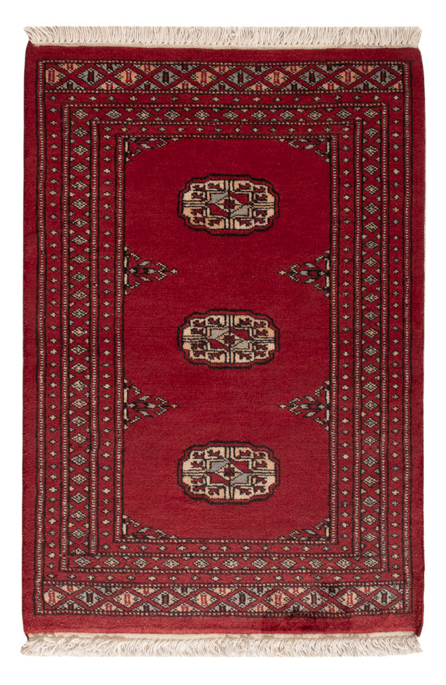 Pakistani Rug - 91 x 62 cm - red