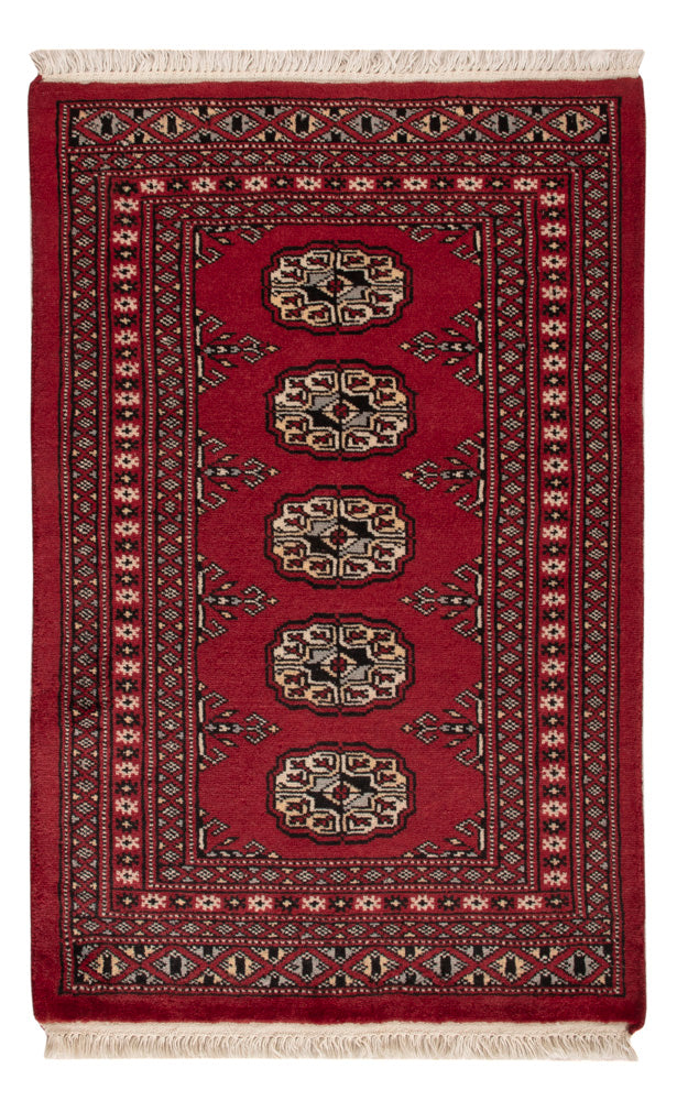 Pakistani Rug - 94 x 62 cm - red