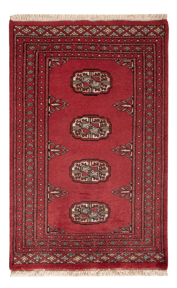 Pakistani Rug - 95 x 62 cm - red