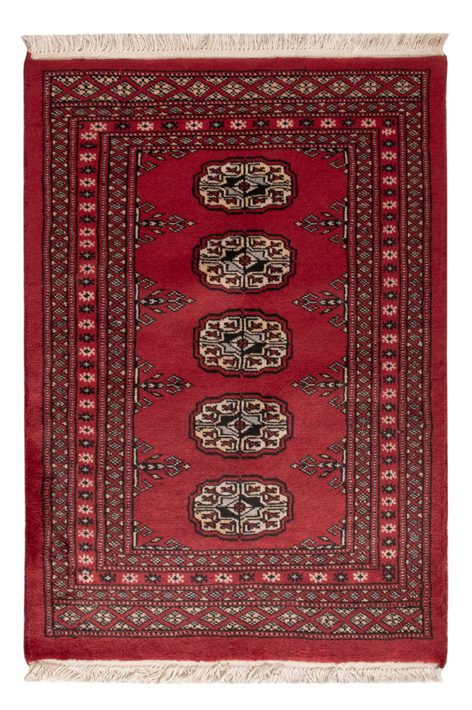 Pakistani Rug - 92 x 63 cm - red