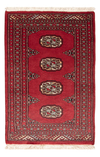 Pakistani Rug - 92 x 62 cm - red