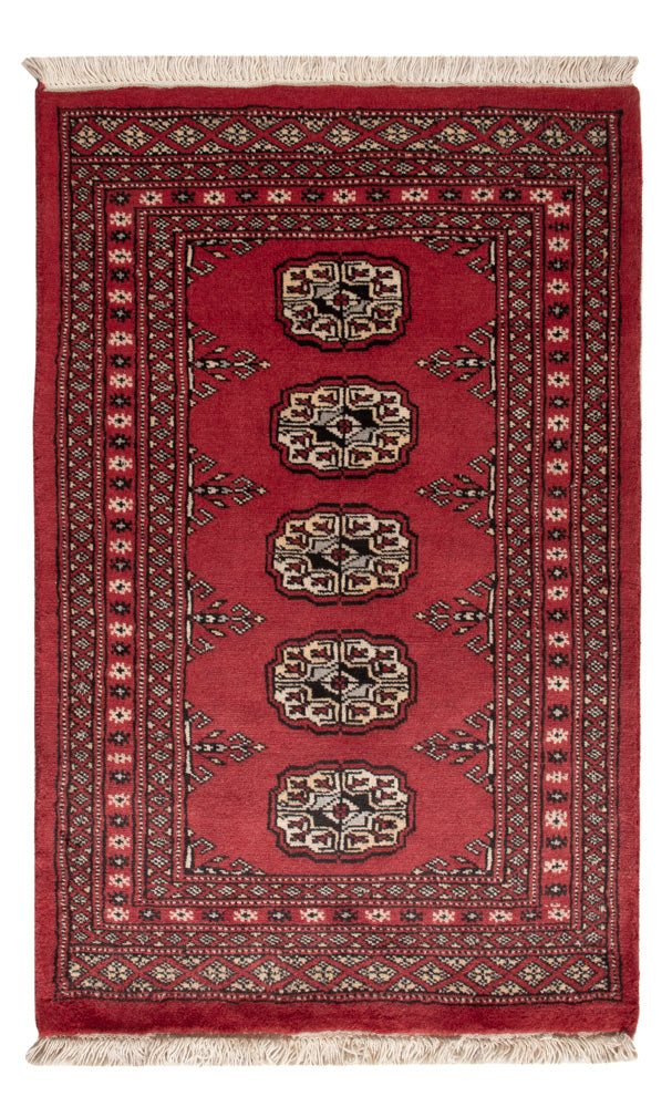 Pakistani Rug - 98 x 63 cm - red