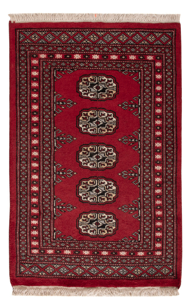 Pakistani Rug - 96 x 62 cm - red