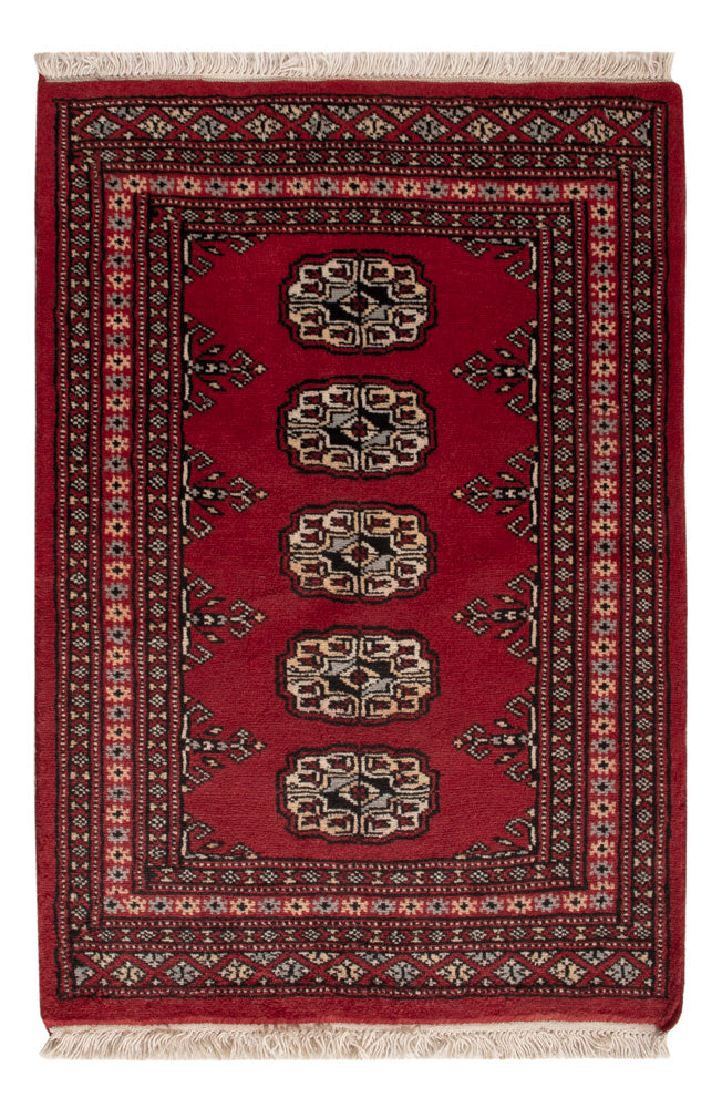 Pakistani Rug - 89 x 61 cm - red