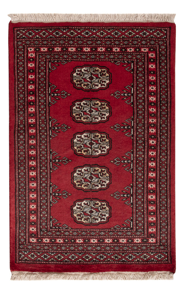 Pakistani Rug - 95 x 63 cm - red