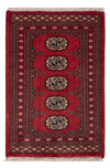 Pakistani Rug 62x92cm - Oriental Rug - Rectangle / Red / 62 x 92 cm Rectangle