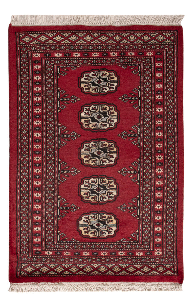 Pakistani Rug - 92 x 62 cm - red