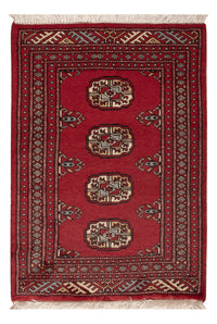 Pakistani Rug - 90 x 63 cm - red