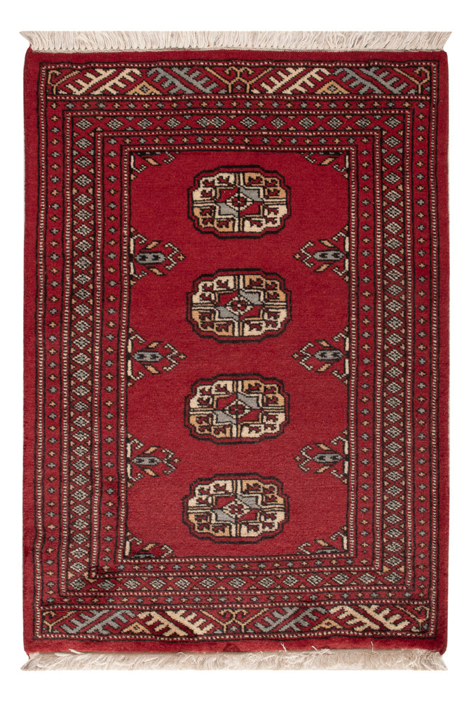 Pakistani Rug - 90 x 63 cm - red
