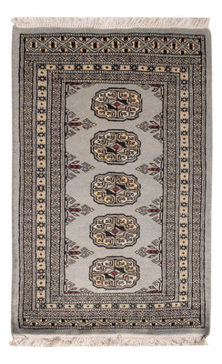 Pakistani Rug - 92 x 61 cm - grey