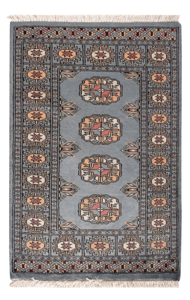 Pakistani Rug - 96 x 63 cm - light blue