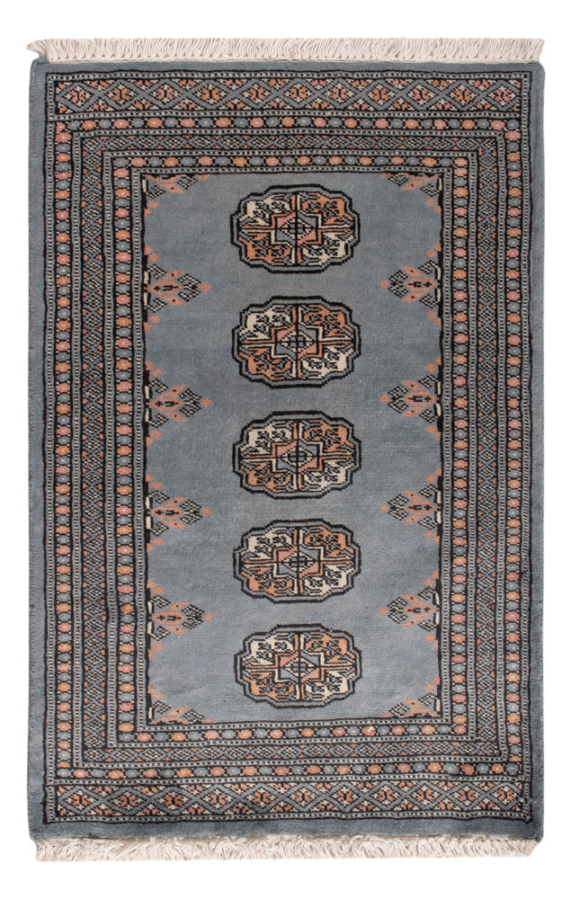 Pakistani Rug - 92 x 63 cm - light blue