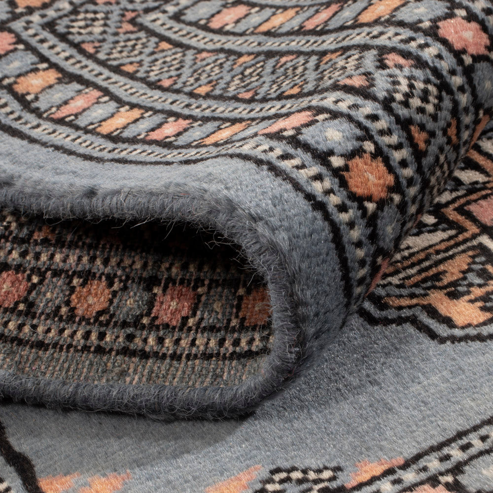 Pakistani Rug - 92 x 63 cm - light blue