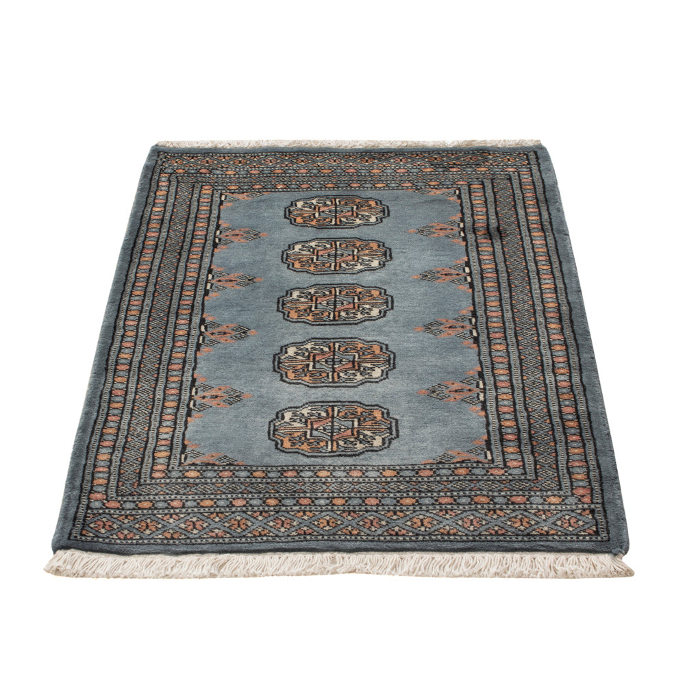 Pakistani Rug - 92 x 63 cm - light blue