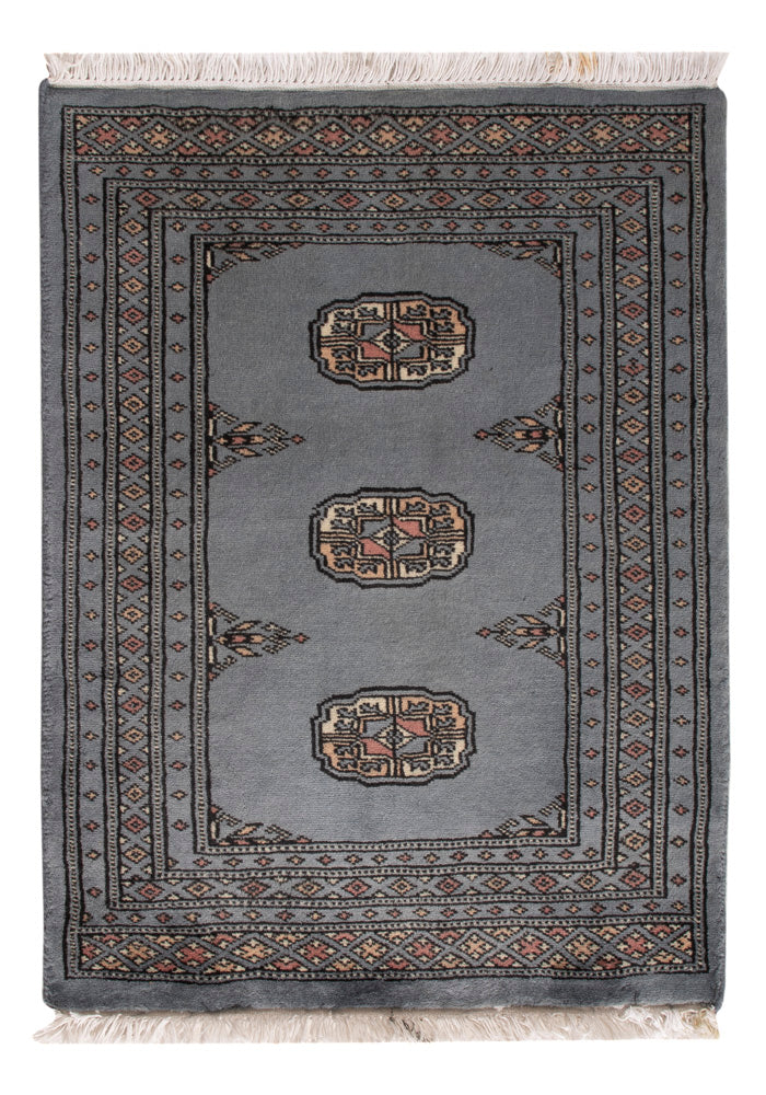 Pakistani Rug - 81 x 61 cm - light blue