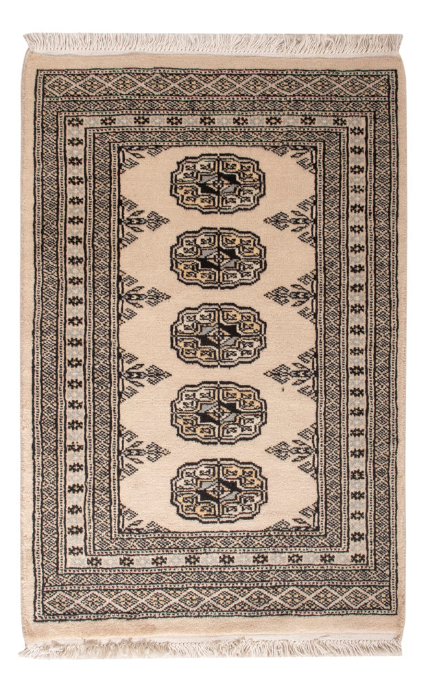 Pakistani Rug - 90 x 61 cm - cream